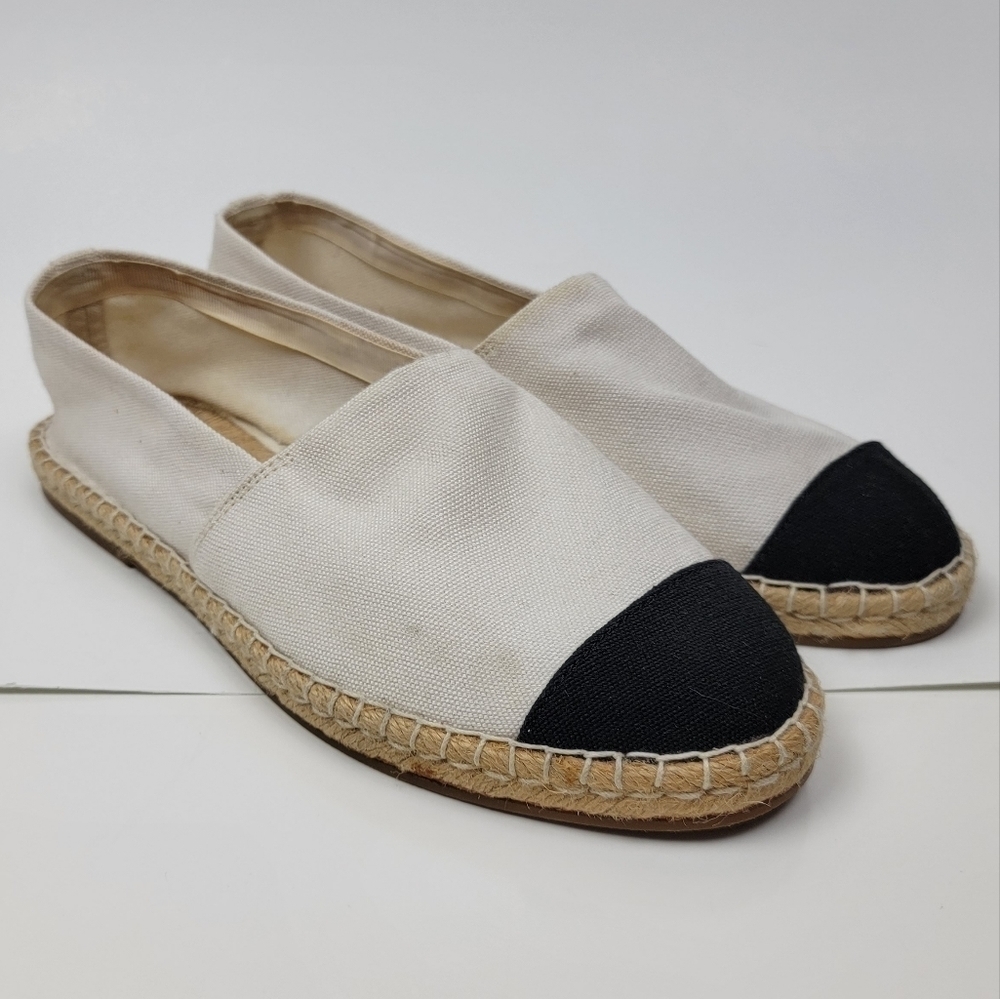 Pour La Victoire Bailey Canvas Espadrille Flats 8.5 - Picture 4 of 11